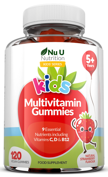 Kids Multivitamin (5+) - 120 Vegan Gummies - 4 Month Supply - Strawberry Flavour