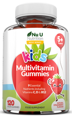 Kids Multivitamin (5+) - 120 Vegan Gummies - 4 Month Supply - Strawberry Flavour