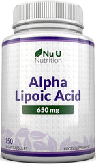 Alpha Lipoic Acid 650mg - 150 Vegan Capsules - 5 Month Supply