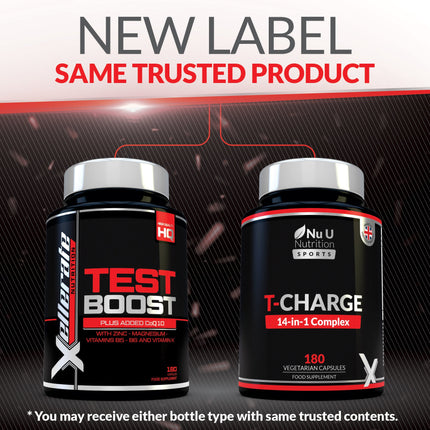 Test Boost for Men – Daily Vitality & Performance Support | 90-Day Supply180 Vegetarian Capsules - Complex with 14 Active Ingredients Including Zinc, Magnesium & Maca Root