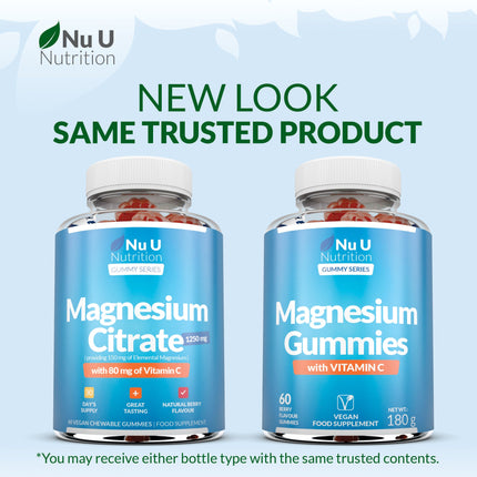 Magnesium Gummies for Kids 5+ and Adults - Delicious Berry  Flavour Daily Essential for Energy, Sleep Support, and Healthy Bones - Vegan & Gluten-Free