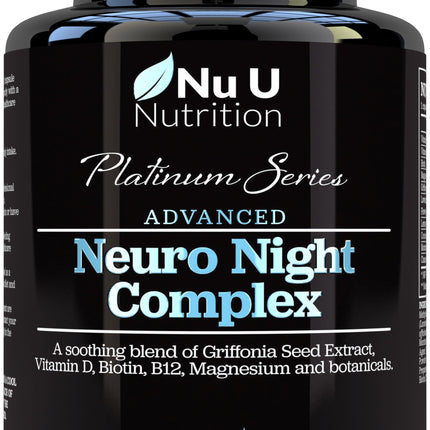 Neuro Night Sleeping Aid with Griffonia Seed - 90 Vegetarian Capsules - 3 Month Supply