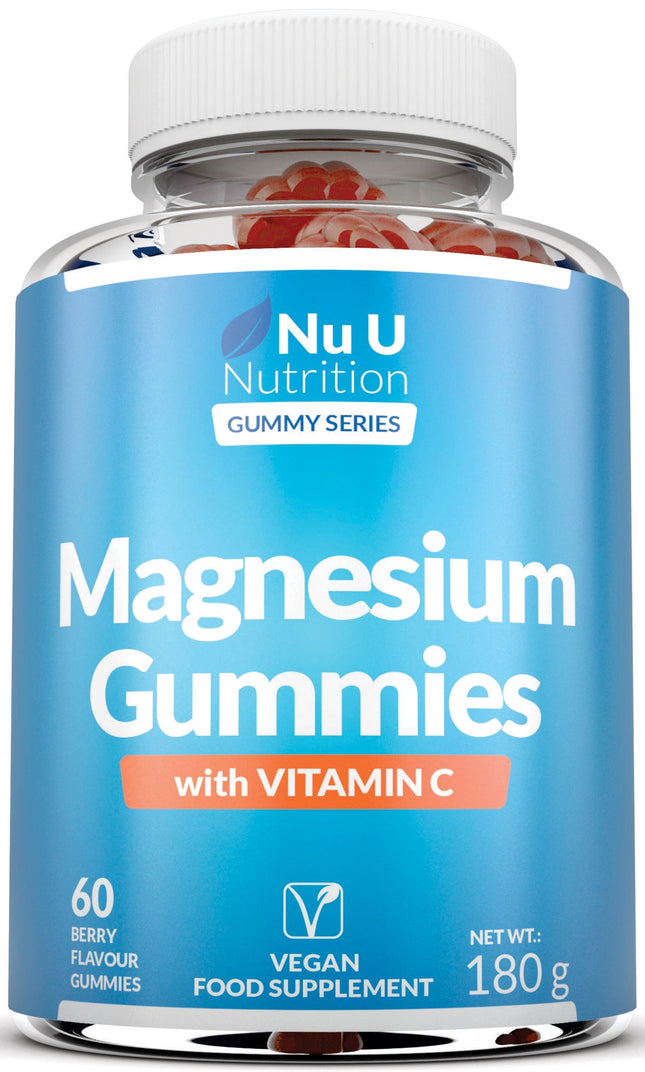 Magnesium Gummies for Kids 5+ and Adults - Delicious Berry  Flavour Daily Essential for Energy, Sleep Support, and Healthy Bones - Vegan & Gluten-Free