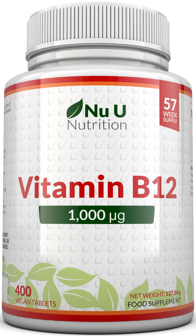 Vitamin B12 1000mcg - 400 Vegan Tablets