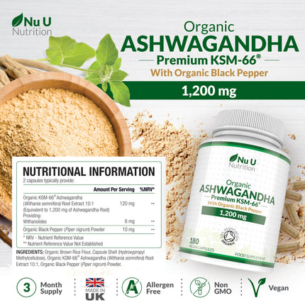 Organic Ashwagandha KSM-66