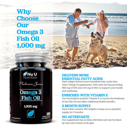 Omega 3 Fish Oil 1000mg