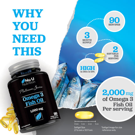 Omega 3 Fish Oil 1000mg