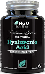Hyaluronic Acid 600mg Tablets, 90 Vegetarian & Vegan Capsules