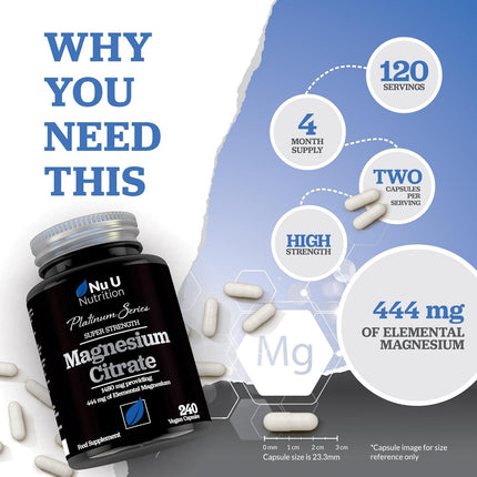 Magnesium Citrate 1480mg