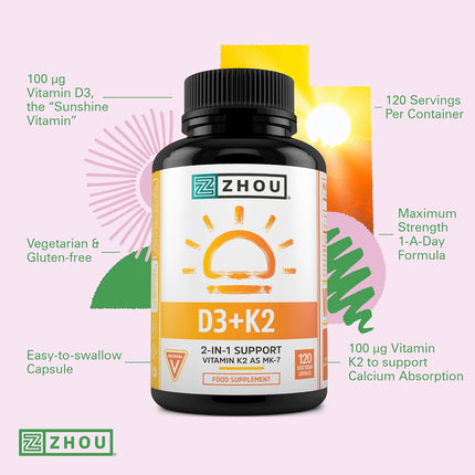 ZHOU Vitamin D3 and K2