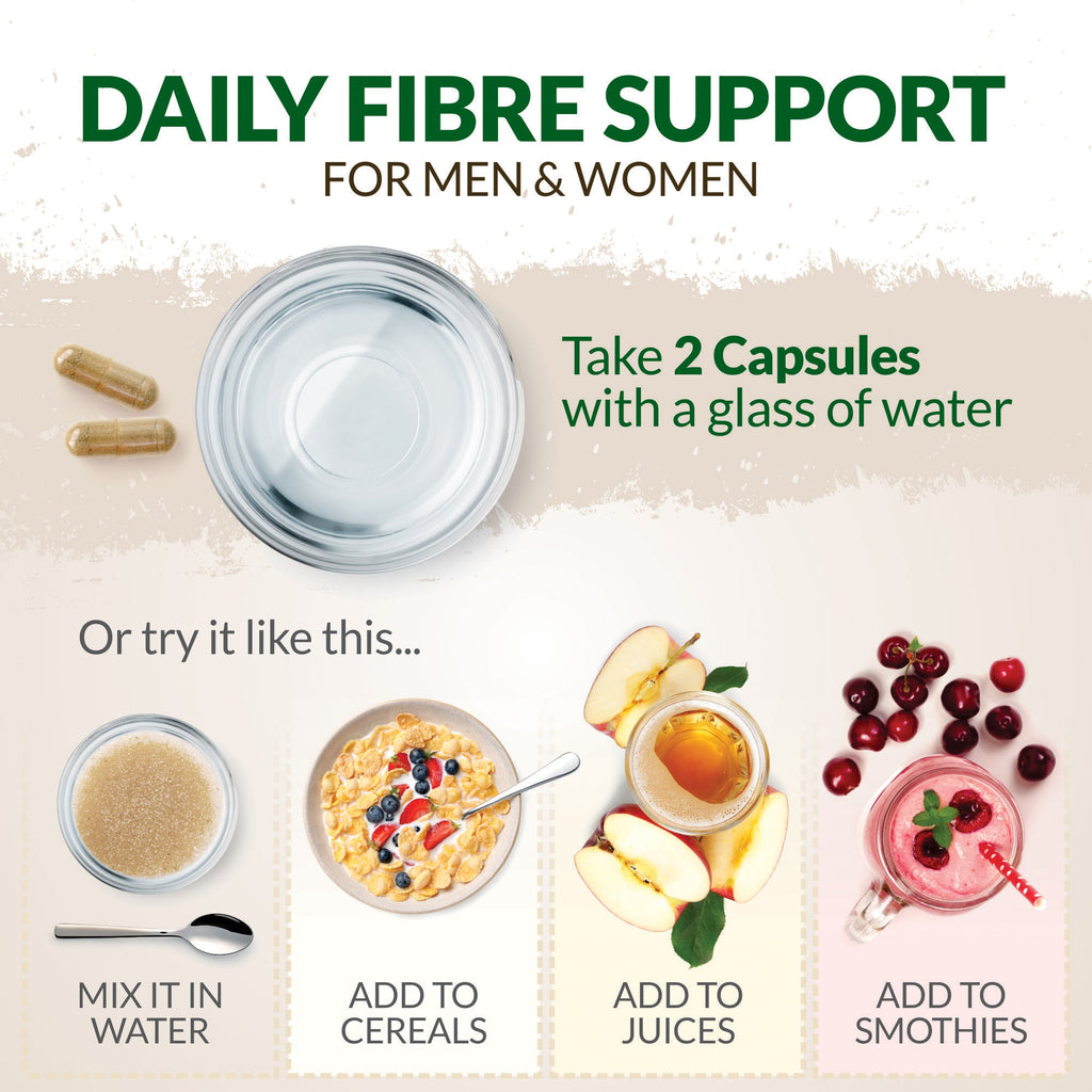 Psyllium Husk Capsules 700mg 240 Vegan Capsules 4 Month Supply Nu U Nutrition