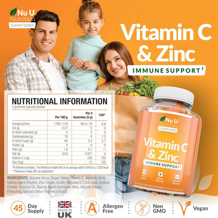 Vitamin C & Zinc Gummies