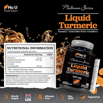 NovaSOL Liquid Turmeric with Vitamin D