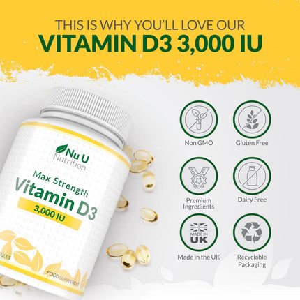 Vitamin D3 3,000 IU