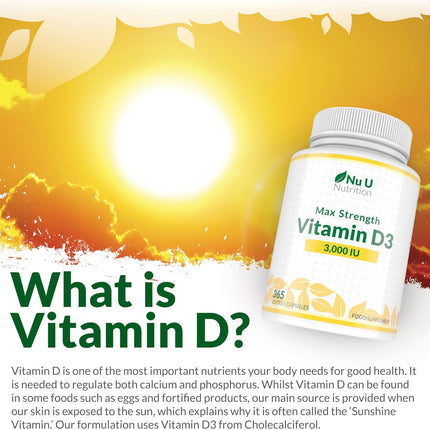 Vitamin D3 3,000 IU