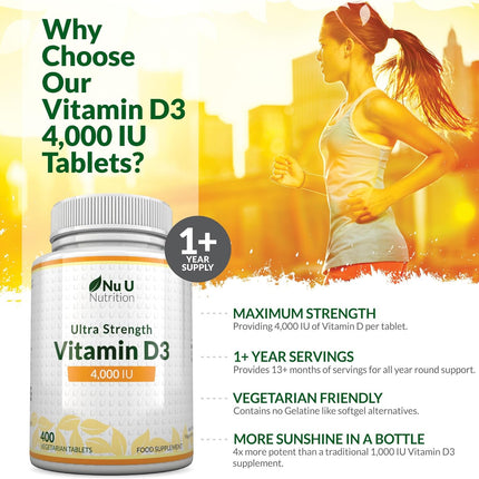 Vitamin D3 4000IU Tablets