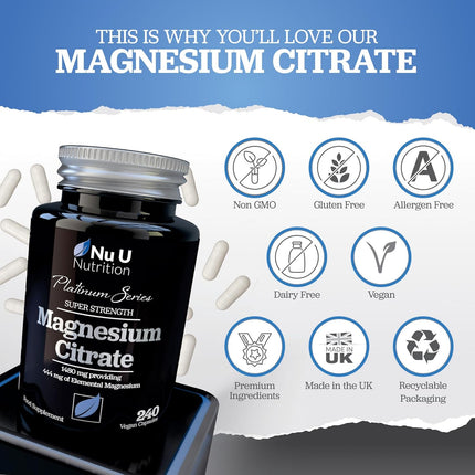 Magnesium Citrate 1480mg