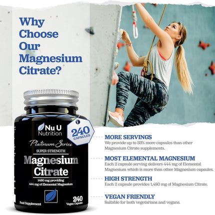 Magnesium Citrate 1480mg