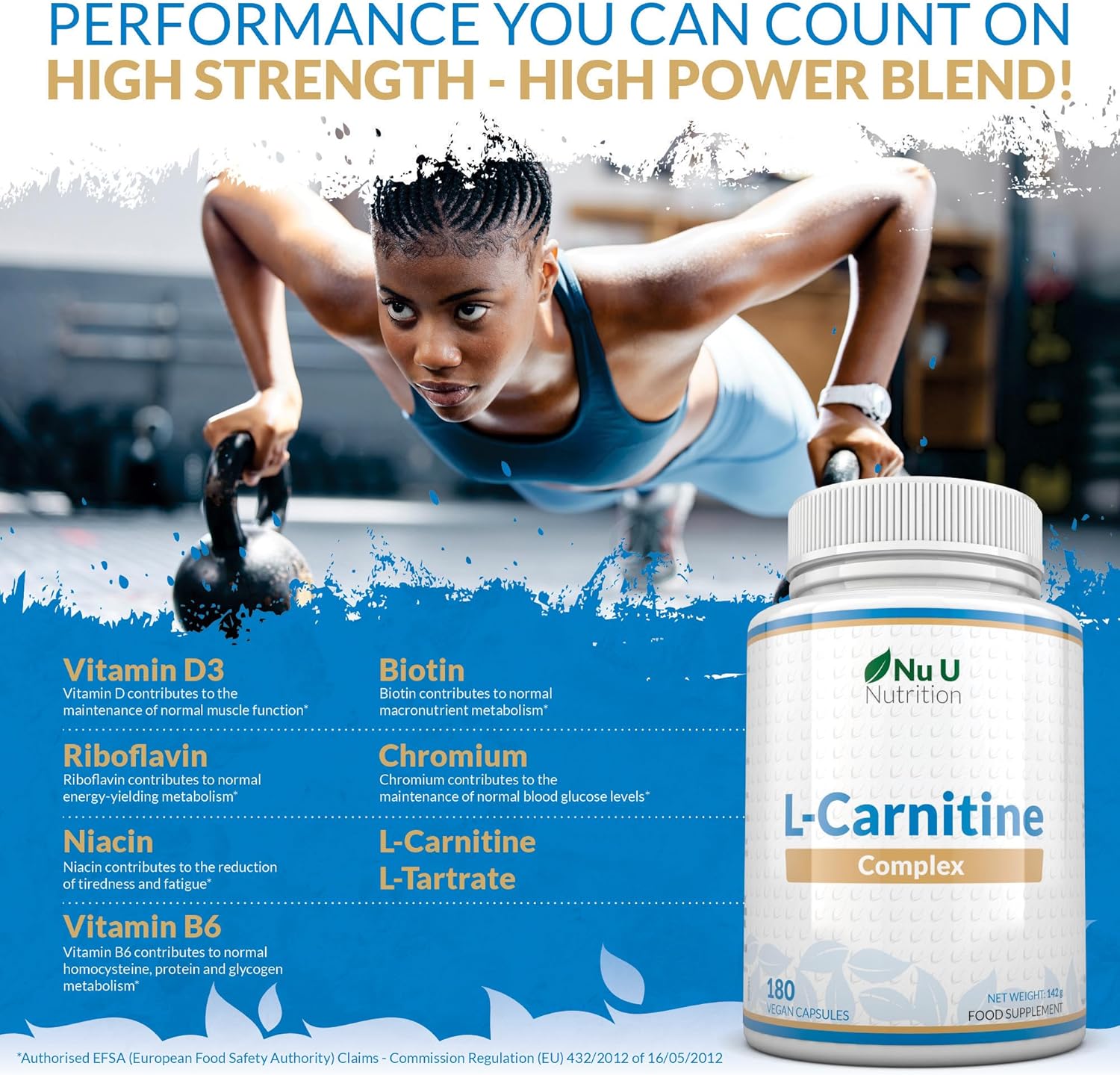 L-Carnitine Complex 2200mg - 180 High Strength Vegan Capsules - 1.5 Month Supply L-Carnitine Complex 2200mg - 180 High Strength Vegan Capsules - 1.5 Month Supply