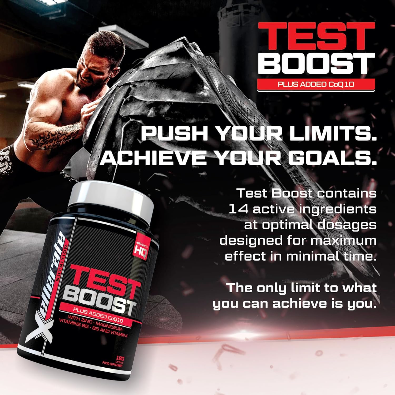 Test Boost Test Boost for Men - 180 Capsules Testosterone Support Supplement - 3 ...