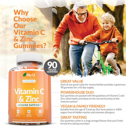 Vitamin C & Zinc Gummies