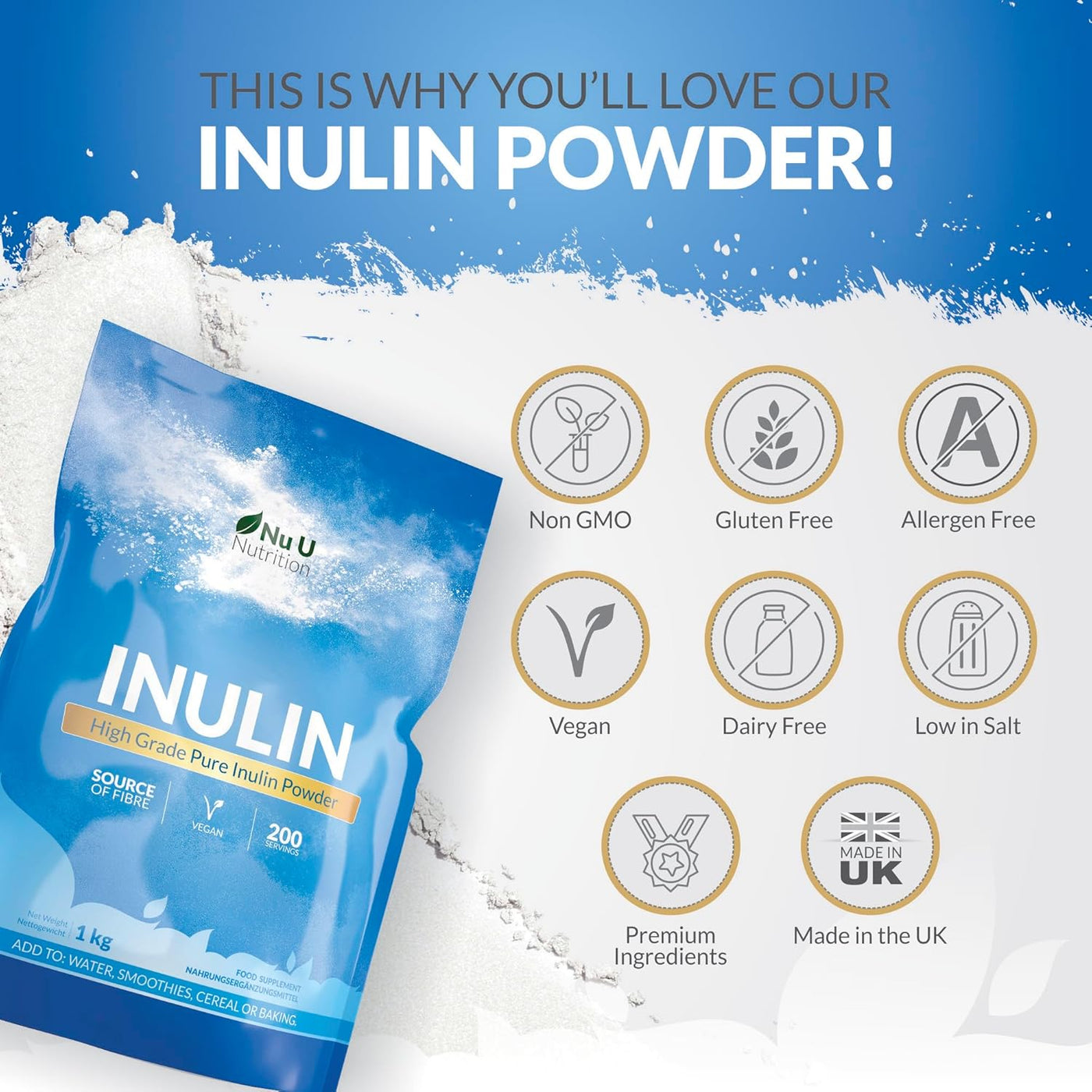 Inulin Powder – Nu U Nutrition