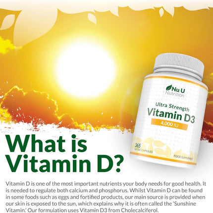 Vitamin D3 4000IU Softgels