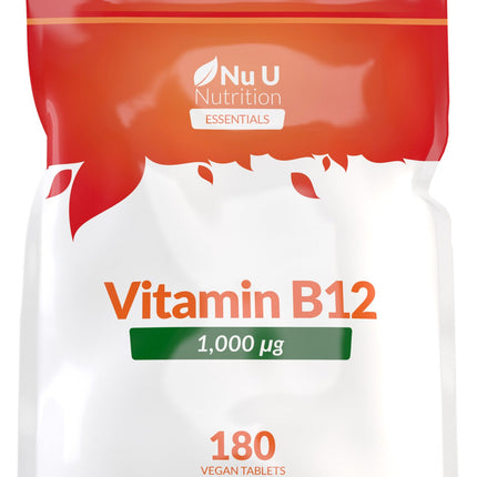 Vitamin B12 1000μg - 180 Vegan Tablets