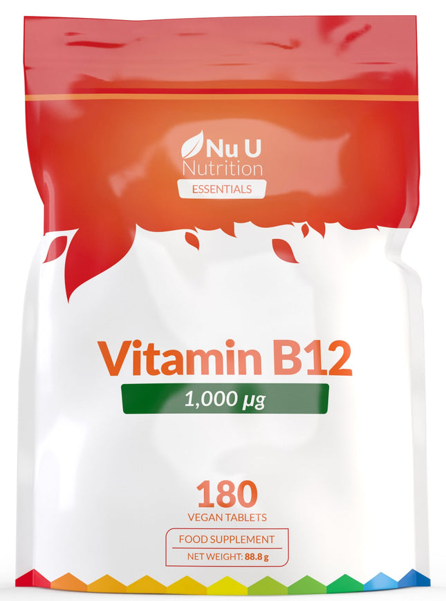Vitamin B12 1000μg - 180 Vegan Tablets