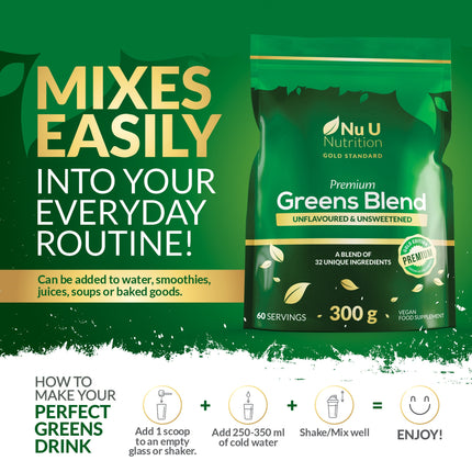 Premium Greens Powder | 300g - 60 Servings