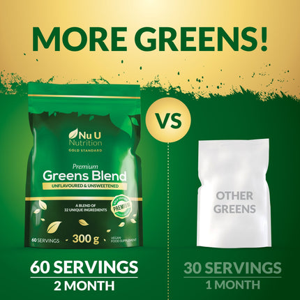Premium Greens Powder | 300g - 60 Servings