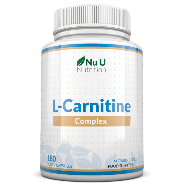 L-Carnitine Complex 2200mg - 180 High Strength Vegan Capsules - 1.5 Month Supply