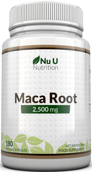 Maca Root 2500mg, 6 Month Supply - 180 Capsules