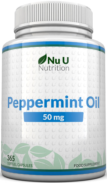 Peppermint Oil 50mg , 365 Rapid Release Softgels, 12 Month Supply