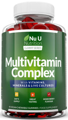 Multivitamin Gummies - 90 Vegan Berry Flavoured Gummies - 45 Day Supply