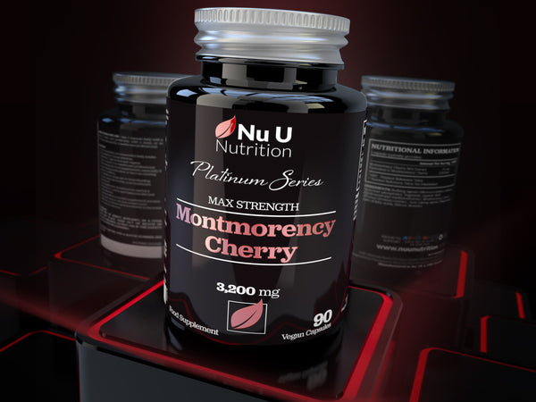 Montmorency Cherry Capsules 3200mg - 90 Tart Cherry Capsules - 3 Month Supply