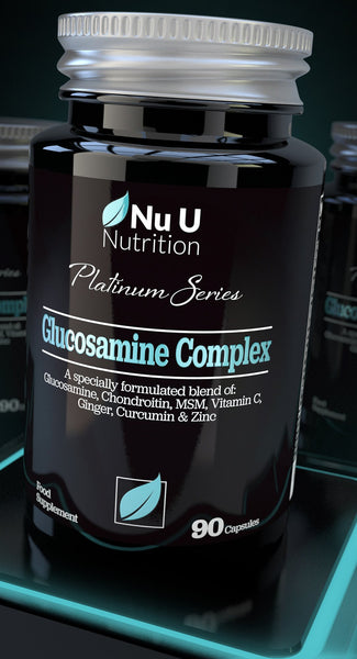 Glucosamine and Chondroitin, MSM, Vitamin C, Ginger, Turmeric Curcumin & Zinc, 90 Platinum Series Glucosamine Sulphate Capsules