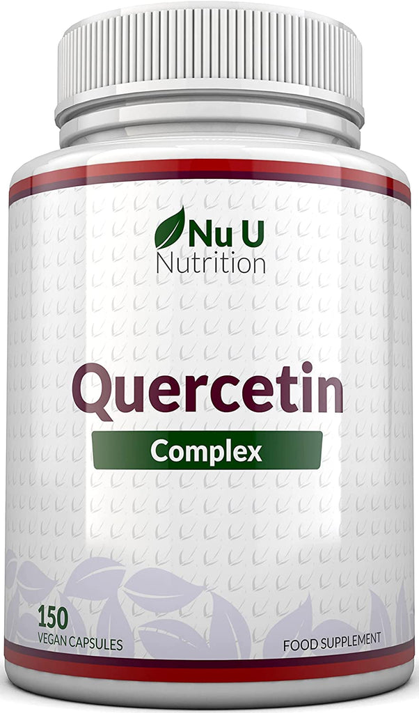 Quercetin 500mg with Bromelain & Vitamin C - 150 Vegan Capsules - Over 2 Month Supply
