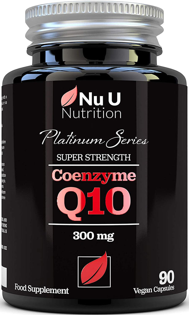 Coenzyme Q10 300mg - Triple Strength - 90 Vegan Capsules - Pure Ubiquinone