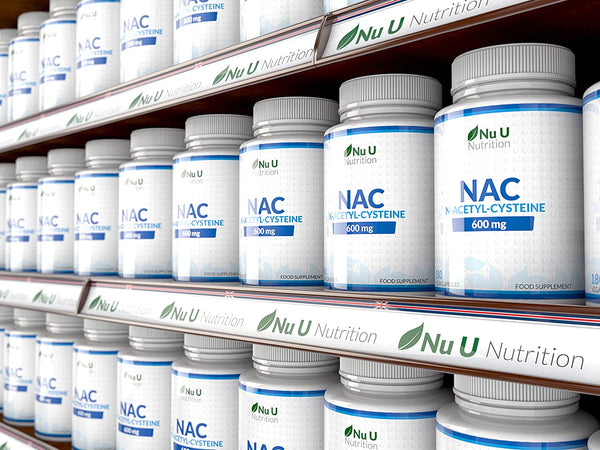 NAC Supplement 600mg - 180 Vegan Capsules