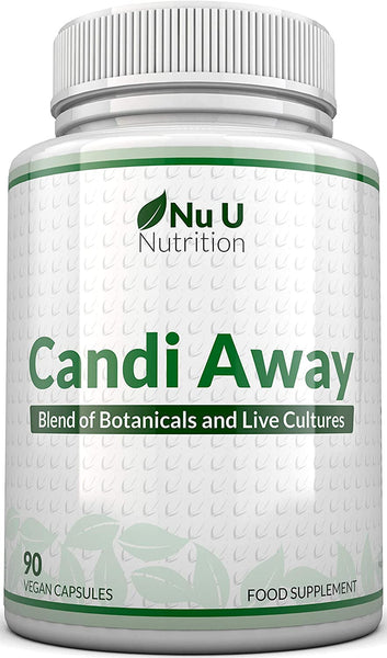 Natural Candida Cleanse & Yeast Support - 90 Vegan Capsules - 3 Month Supply