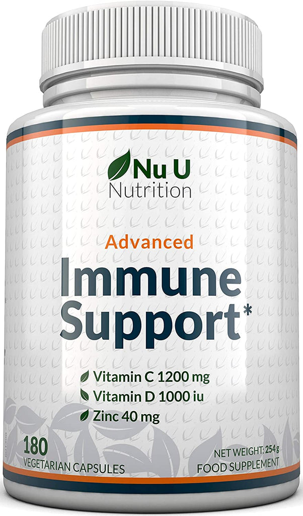 Immune Support - 180 Vegetarian Capsules - 3 Month Supply