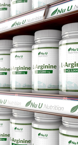 L-Arginine HCL 1000mg - 365 Vegan Tablets - 1 Year Supply