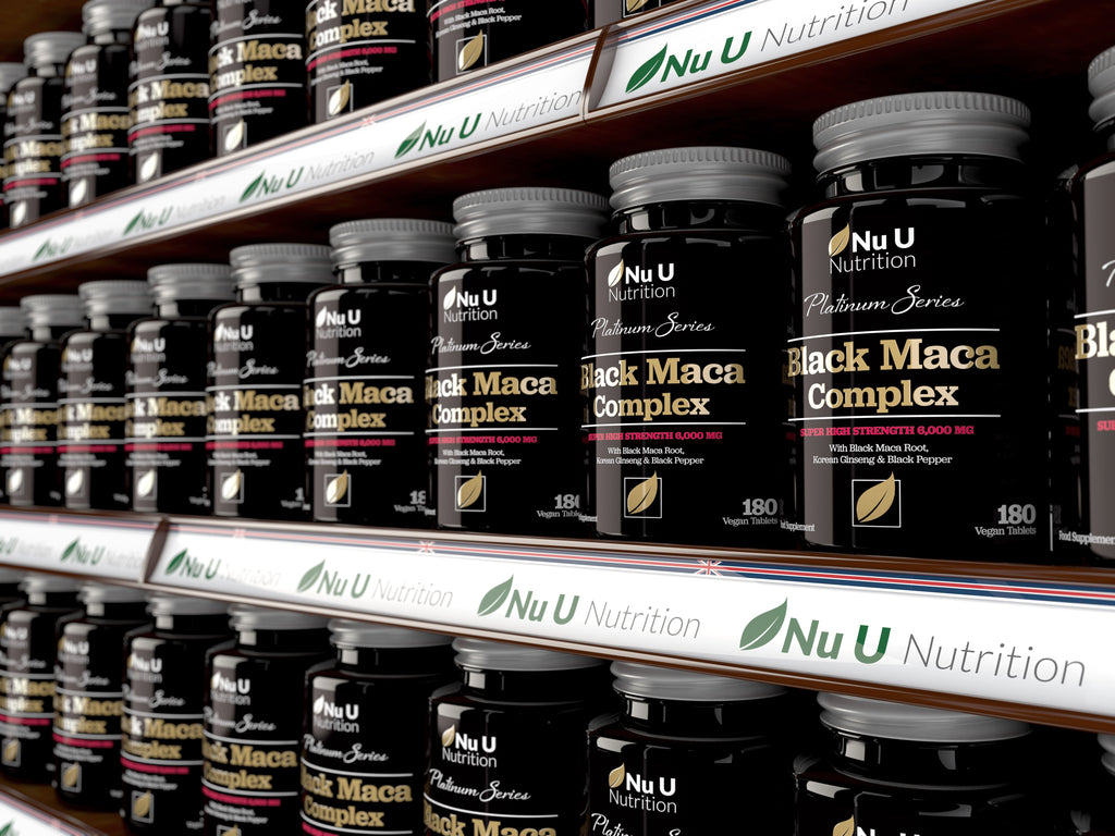 Maca Root Complex 6000mg - 180 Vegan Capsules - 6 Month Supply – Nu U ...